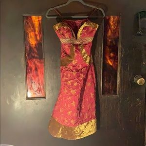 Nicole Miller strapless dress